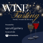 Spruill Gallery: Holiday Art Fair-wijnproeven