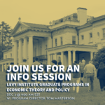 Levy Graduate Programs in Economics Infosessie Webinar (kopie) op Bard College