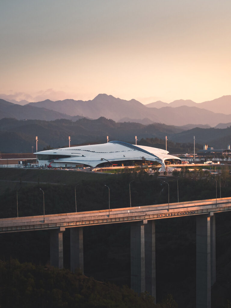 Vogelachtige LIJ Airport van MAD nadert voltooiing in Lishui, China